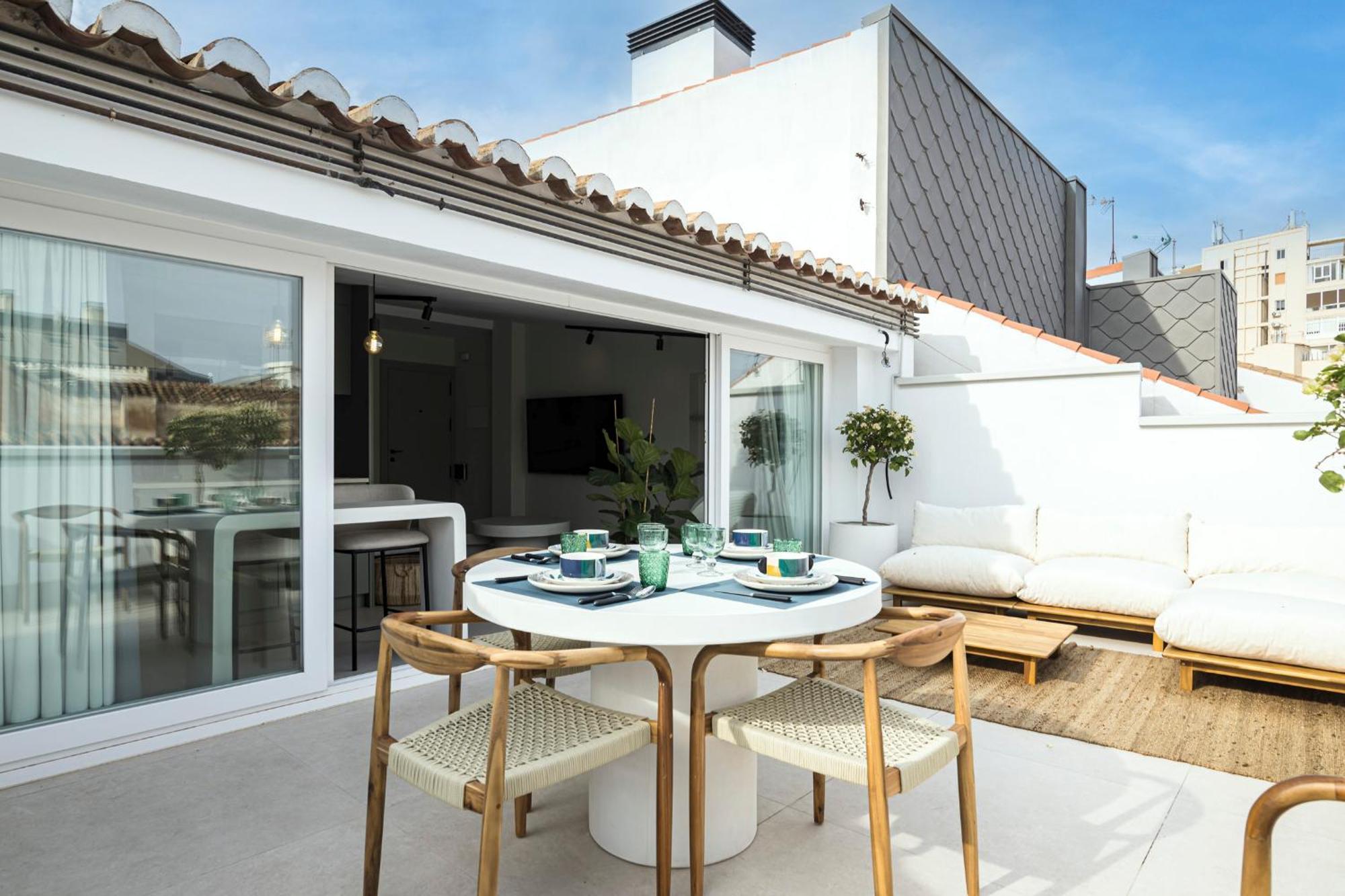 Atarazanas Suite, Atico Con Terraza Màlaga Exteriér fotografie