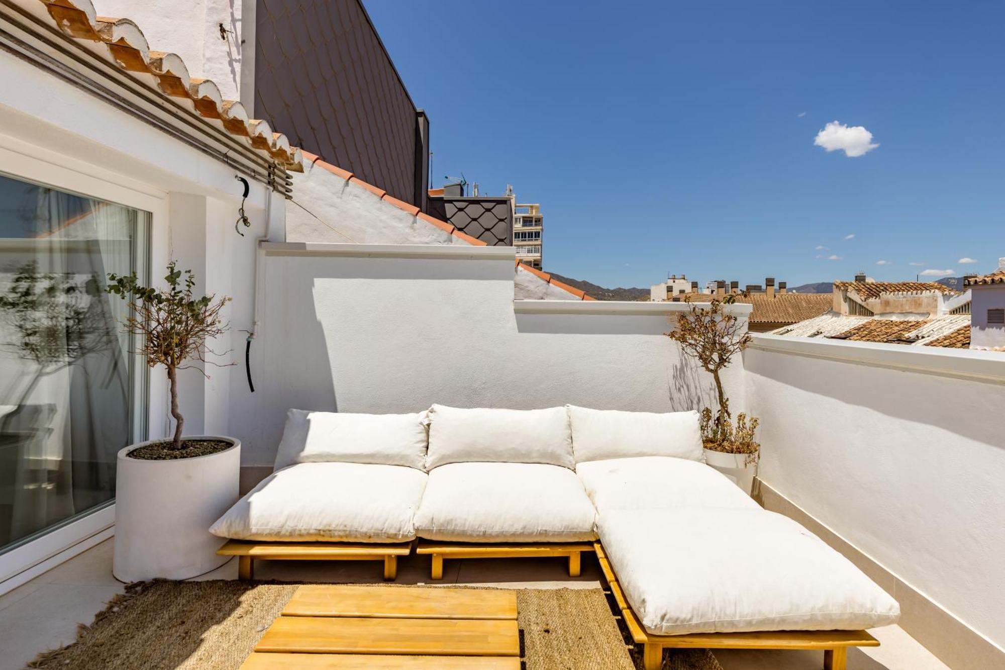 Atarazanas Suite, Atico Con Terraza Màlaga Exteriér fotografie